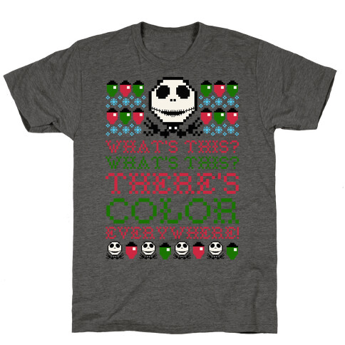 Skellington Ugly Sweater T-Shirt