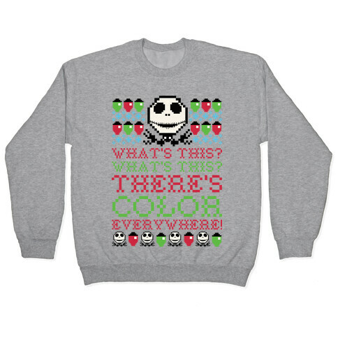 Skellington Ugly Sweater Pullover