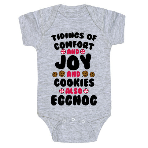 Tidings Of Comfort And Joy Baby One-Piece