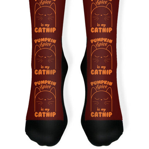 Pumpkin Spice Catnip Sock