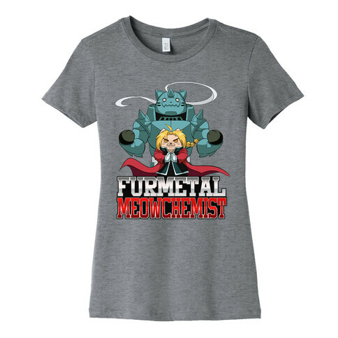 Furmetal Meowchemist Womens T-Shirt