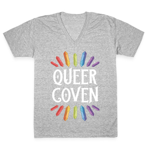 Queer Coven V-Neck Tee Shirt