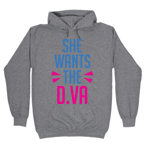 She Wants The D.Va Overwatch Parody Hooded Sweatshirt