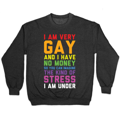 I Am Very Gay And I Have No Money Pullover