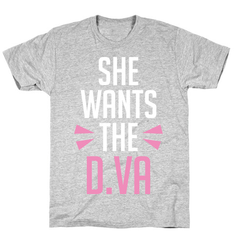She Wants The D.Va Overwatch Parody T-Shirt
