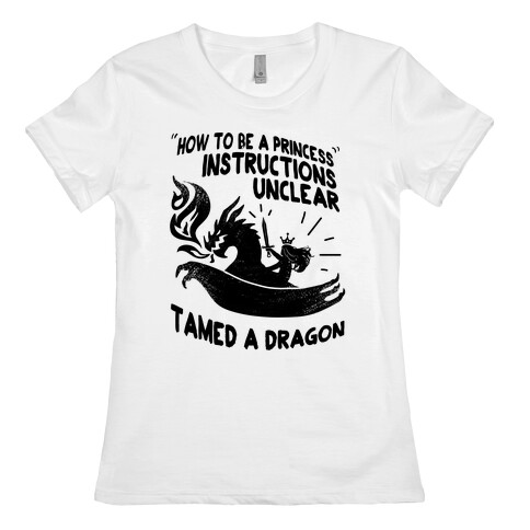 Instructions Unclear, Tamed Dragon Womens T-Shirt