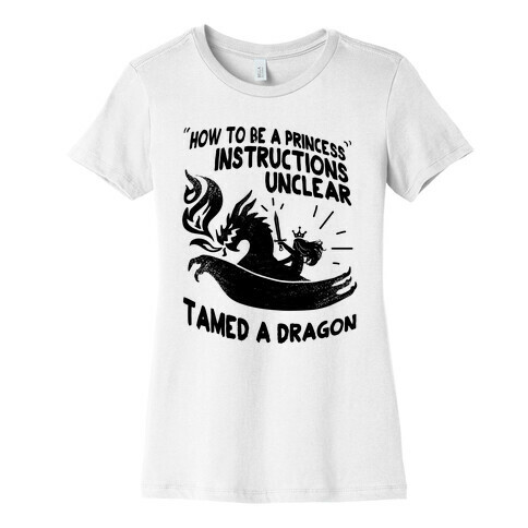 Instructions Unclear, Tamed Dragon Womens T-Shirt