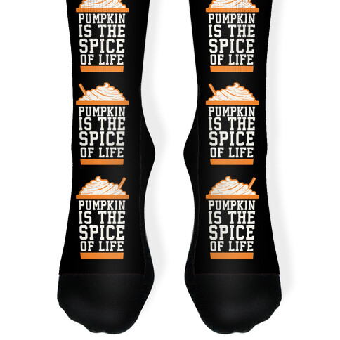 Pumpkin is the Spice of Life Sock