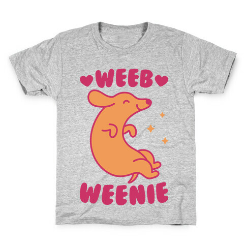 Weeb Weenie Dachshund Kids T-Shirt