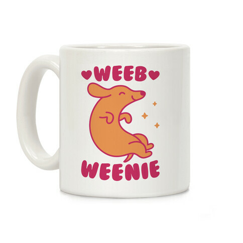 Weeb Weenie Dachshund Coffee Mug