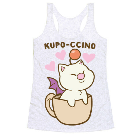 Kupo-ccino - Moogle Racerback Tank Top