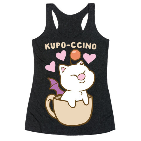 Kupo-ccino - Moogle Racerback Tank Top