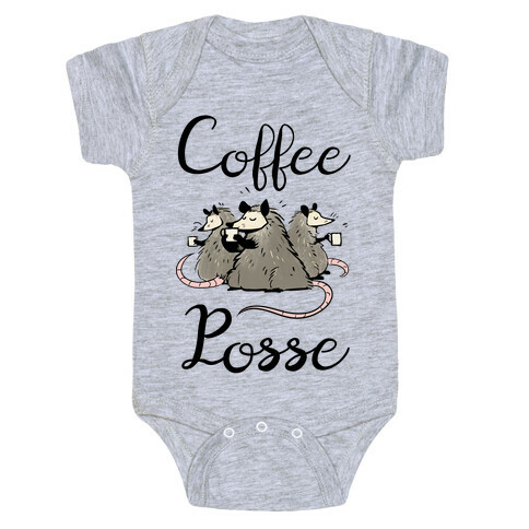 Coffee Posse Baby One-Piece