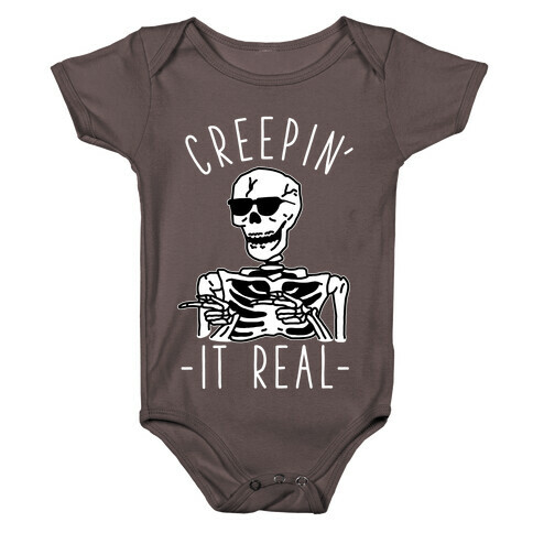 Creepin' It Real Skeleton  Baby One-Piece