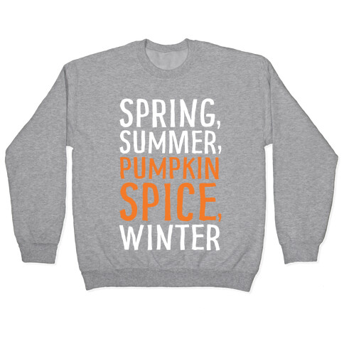 Spring Summer Pumpkin Spice Winter Pullover