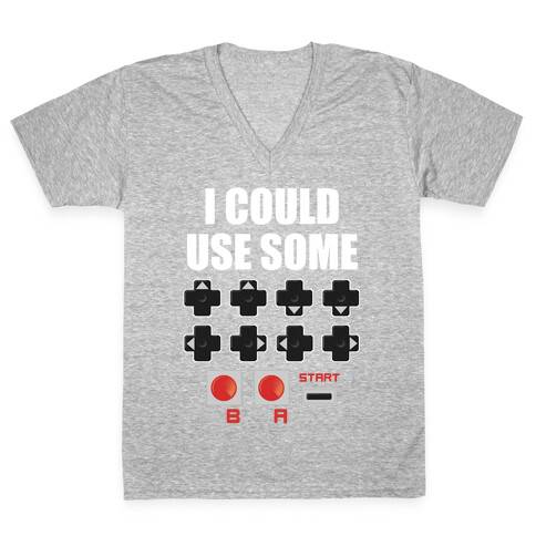 I Could Use Some Extra Lives V-Neck Tee Shirt
