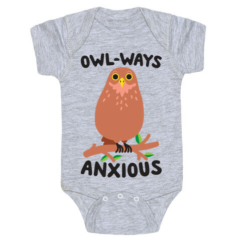 Owl-ways Anxious Owl Baby One-Piece