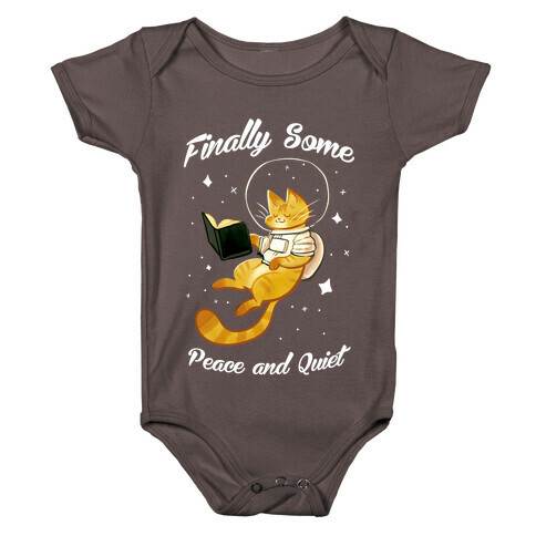 Finally, Some Peace and Quiet Baby One-Piece