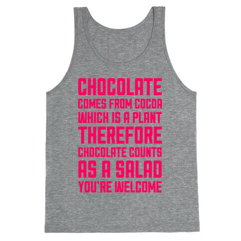 Chocolate Salad Tank Top