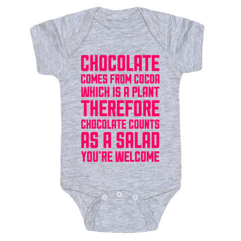 Chocolate Salad Baby One-Piece