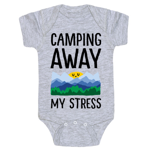 Camping Away My Stress Baby One-Piece