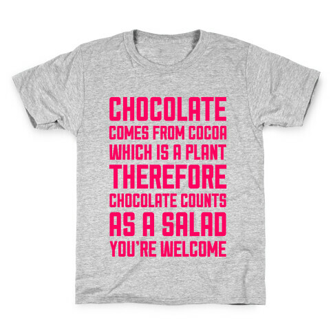 Chocolate Salad Kids T-Shirt