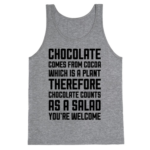 Chocolate Salad Tank Top