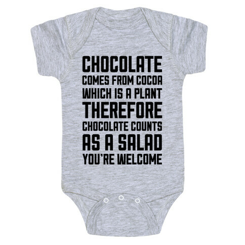 Chocolate Salad Baby One-Piece