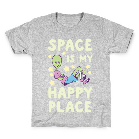 Space is my Happy Place Kids T-Shirt