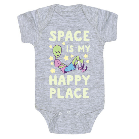 Space is my Happy Place Baby One-Piece