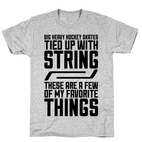 Big Heavy Hockey Skates T-Shirt