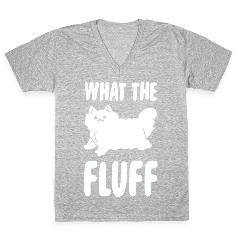 What the Fluff V-Neck Tee Shirt