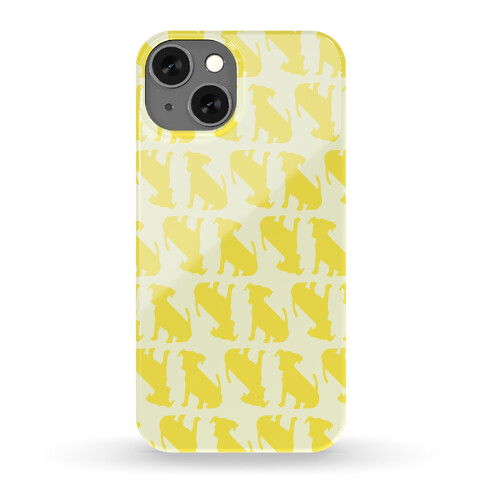 Yellow Puppy Pattern Phone Case