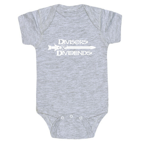 Divisors and Dividends Baby One-Piece