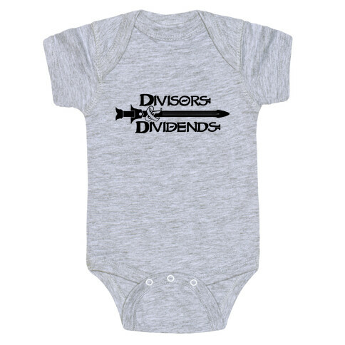 Divisors and Dividends Baby One-Piece