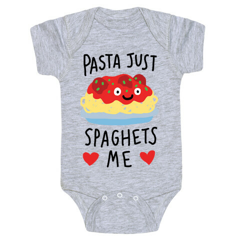 Pasta Just Spaghets Me Baby One-Piece