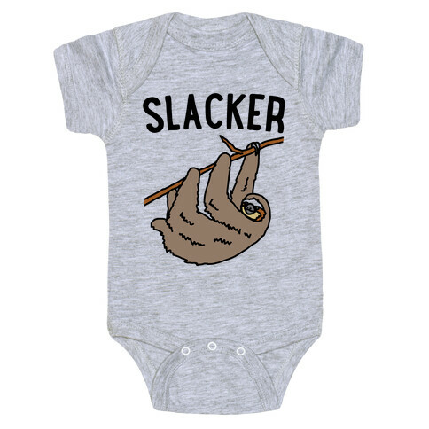 Slacker Sloth  Baby One-Piece