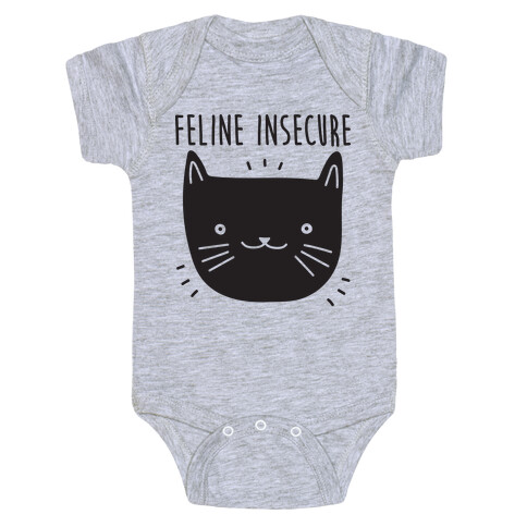 Feline Insecure Cat Baby One-Piece