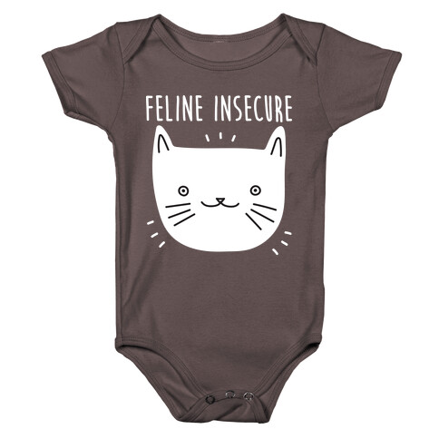 Feline Insecure Cat Baby One-Piece