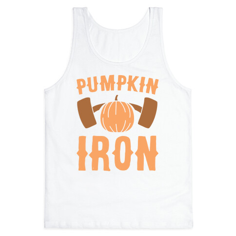 Pumpkin Iron Tank Top