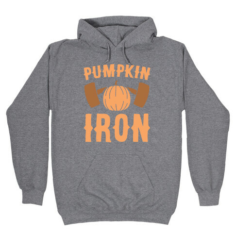 Pumpkin Iron Hooded Sweatshirt
