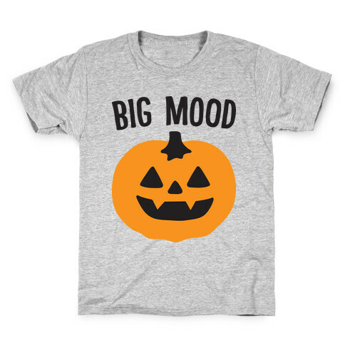 Big Mood Jack-o-lantern Kids T-Shirt