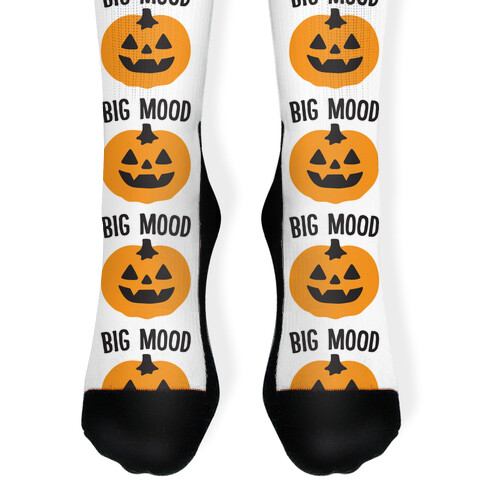 Big Mood Jack-o-lantern Sock