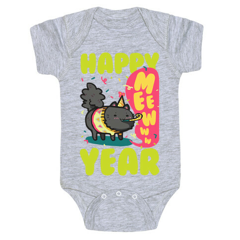 Happy Mew Year Baby One-Piece