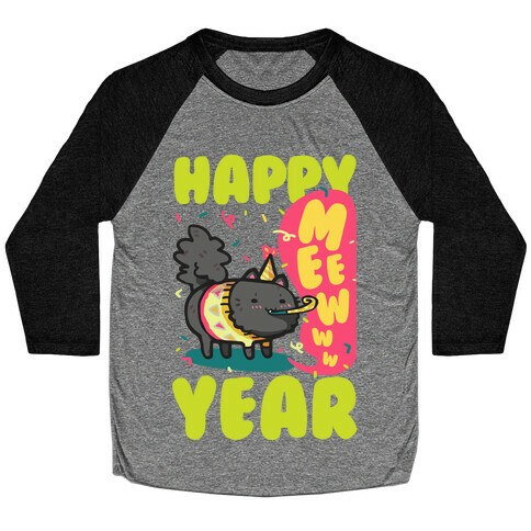 Happy Mew Year Baseball Tee