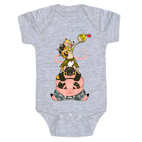 Our Names Are Junkrat and Roadhog! Baby One-Piece