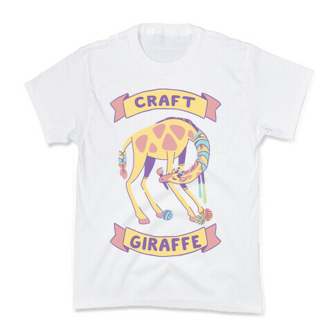 Craft Giraffe  Kids T-Shirt
