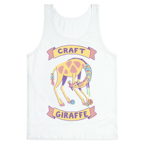 Craft Giraffe  Tank Top