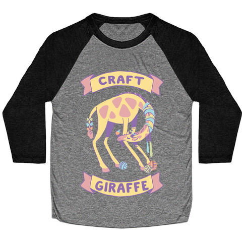 Craft Giraffe  Baseball Tee