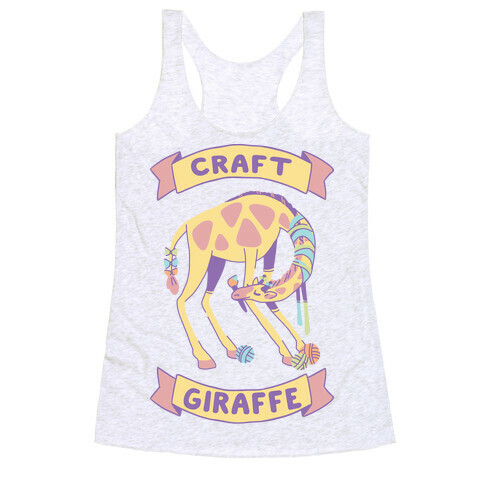 Craft Giraffe  Racerback Tank Top